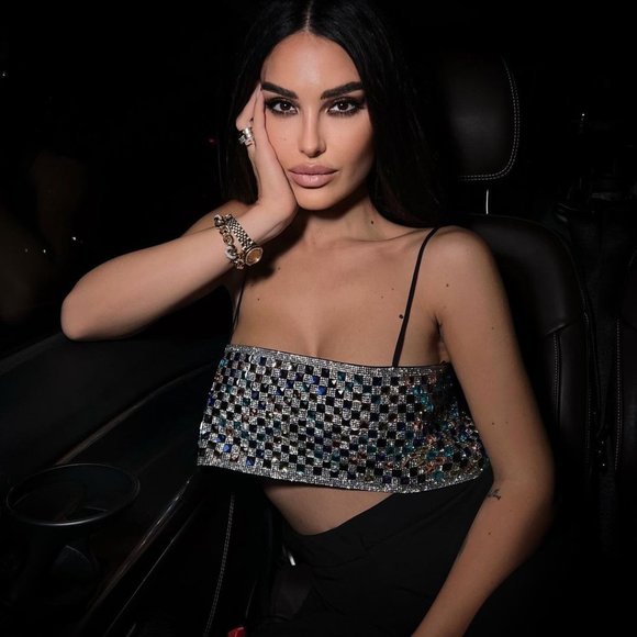 BLOGGER'S FAVE! Zara Shimmery Crop Top NWT - Picture 8 of 17